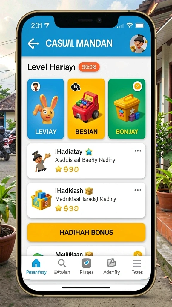 afaf - Tampilan antarmuka yang intuitif dan mudah dinavigasi.