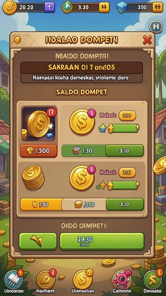 evip2 - Tampilan awal yang memukau dengan karakter yang unik.