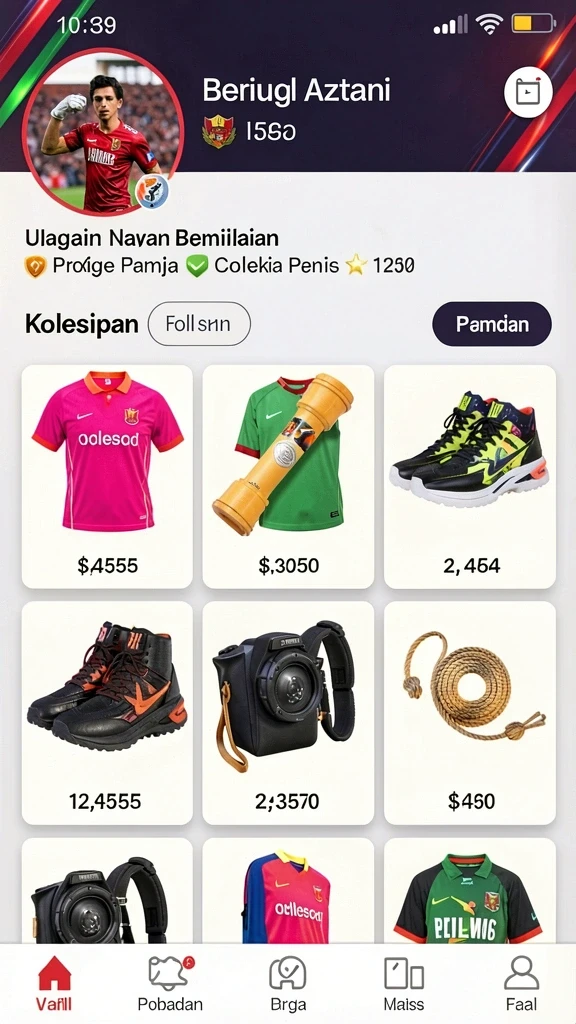 indslot - Tampilan antarmuka yang menarik dan user-friendly.