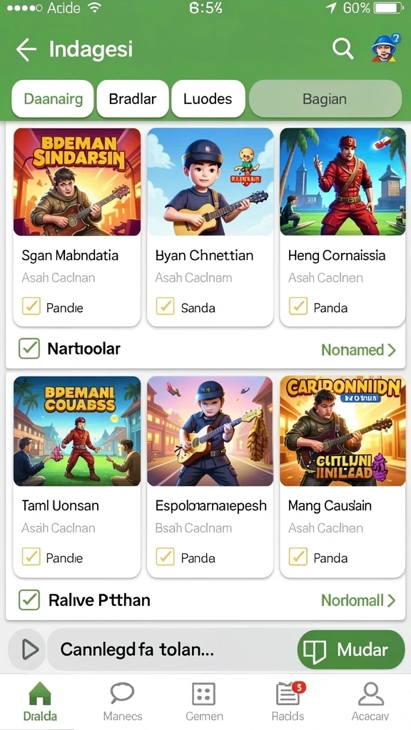 rajawali55 - Level menantang yang penuh dengan rintangan.